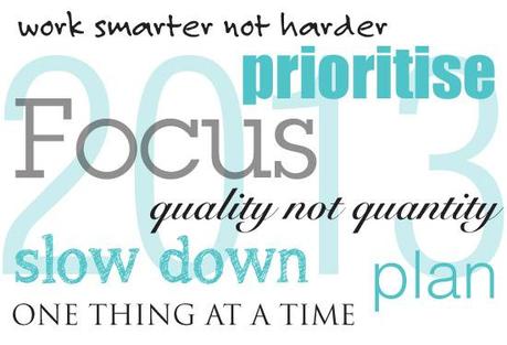 Finding Focus in 2013