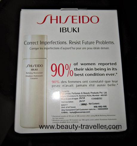 Review : Shiseido Ibuki Starter Kit - Quick Review