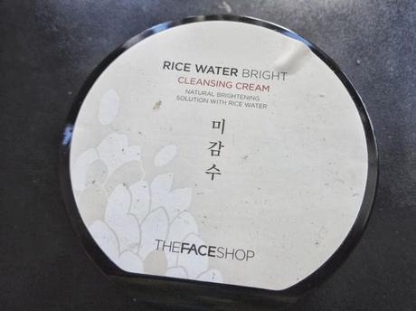 My night time cleanser: The Face Shop Rice Water Bright Cleansing Cream