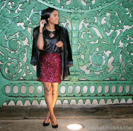 Today I'm Wearing: Valentines Vintage + Sequins
