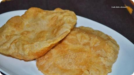 South Indian breakfast trail #1-Poori/puri  masala/masal