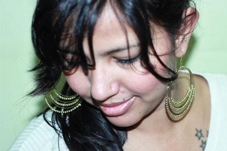 I Am Wearing - Golden Multicircular Hoops By W (An Indian Ethnicwear Brand)