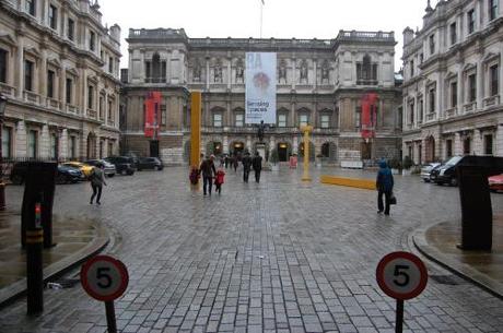 Royal Academy of Arts, Burlington House Courtyard - View From Entrance Arch