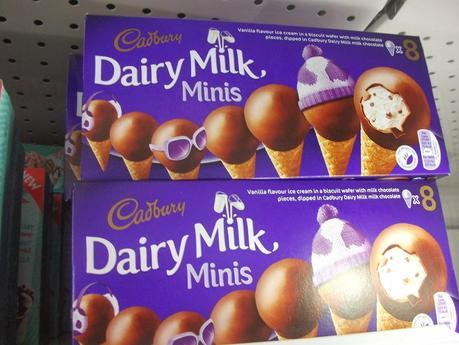cadbury dairy milk minis ice cream cones