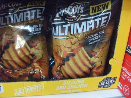 mccoy's ultimate twice flavoured crisps bbq chicken