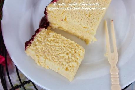 Roselle Light Cheesecake
