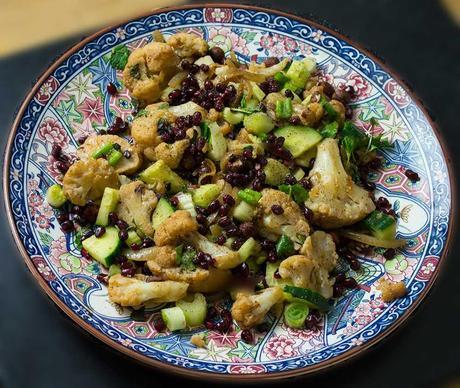 Cauliflower, Pomegranate & Hazelnut Salad