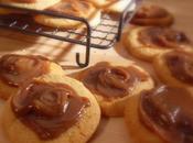 Salted Caramel Topped Biscuits (aka Cookies)