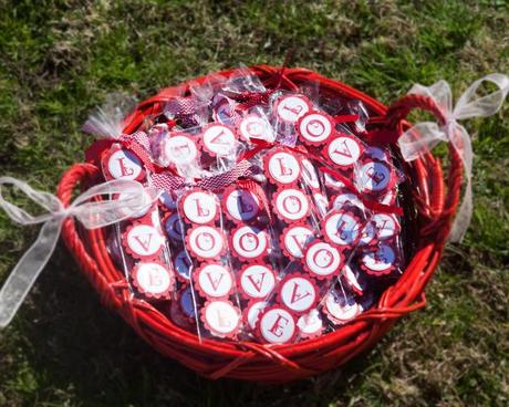 Valentines Day wedding favors