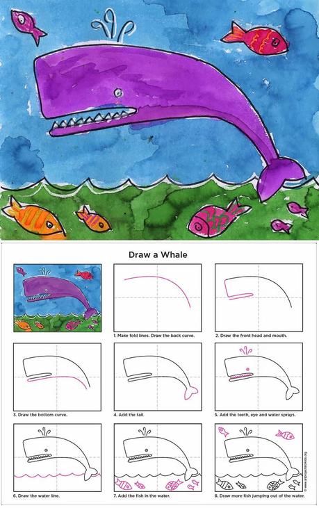 How to Draw a Whale Tutorial