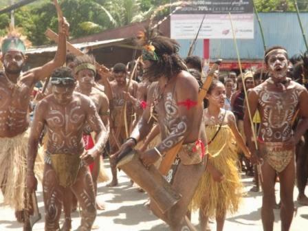 Traditional Cultural Action, Jayapura, 17 February 2014