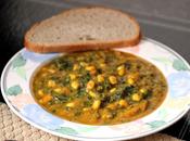 Sweet Potato Corn Chowder with Kale