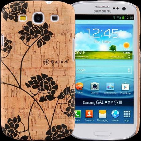 Samsung S3 Hydrangea Cork Case