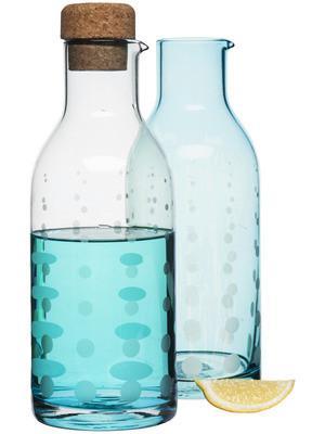 Aqua Drop Carafe with Cork Lid design by SEA for Sagaform