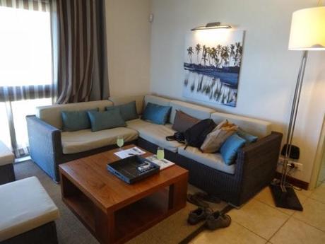 Massive Living Room at the Bon Azur Apartments in Mauritius