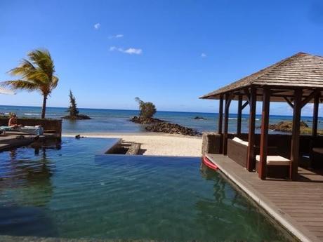 Infinity Pool at the Bon Azur Apartments in Mauritius