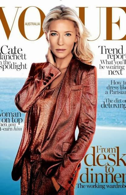 Cate Blanchett Covers for Vogue Australia February 2014