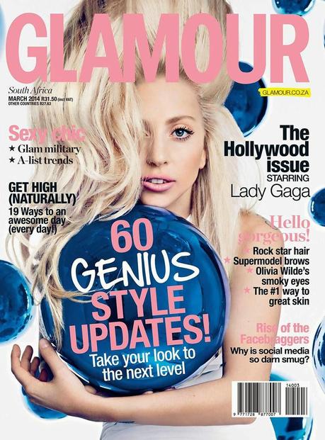 Lady Gaga For Glamour South Africa March 2014