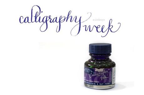 Calligraphy Week: Winsor and Newton Calligraphy Ink