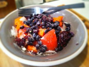 Gluten free menu plan: February 23-March 1, 2013 tomato:black bean salad