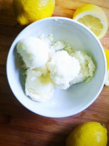 Gluten free menu plan: February 23-March 1, 2013 Lemon Sorbet