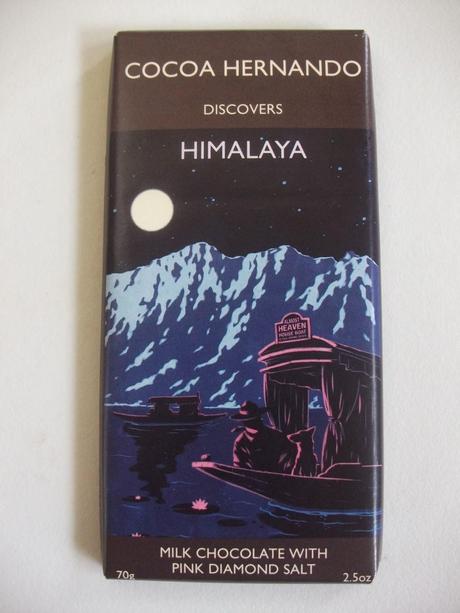 Cocoa Hernando Discovers Himalaya - Milk Chocolate with Pink Diamond Salt