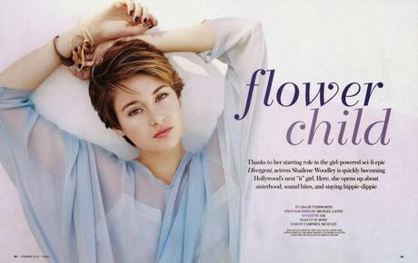 Shailene Woodley - Bust Magazine February / March 2014
