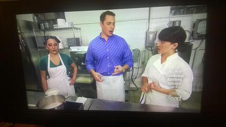My niece Jessie is on the left, Jeff Mauro from Sandwich King is in the middle