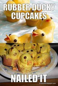 duck cupcakes
