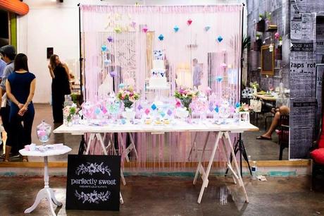 Perfectly Sweet's Pastel Geometric Wedding Table At A Darling Affair.