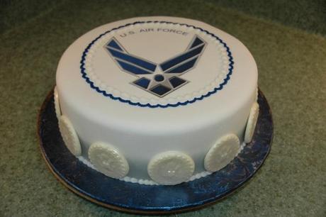 Grooms cake air force