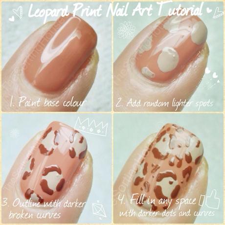 Leopard Print Nail Art Tutorial - Paperblog