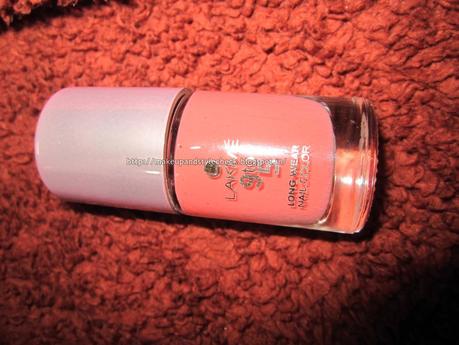 Product Review: Lakme 9 To 5 Longwear Nail Enamel Pink Profit