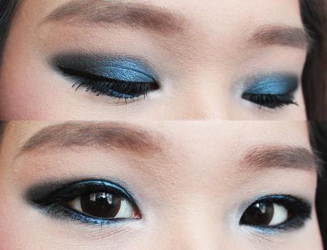 Blog Update + Popping Blue Makeup Look
