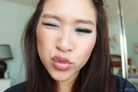 Blog Update + Popping Blue Makeup Look