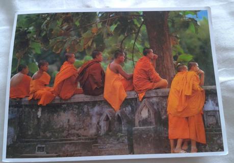 Another fabulous postcard - This time Laos ..