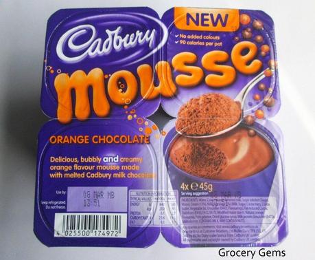 Review: Cadbury Mousse Orange Chocolate