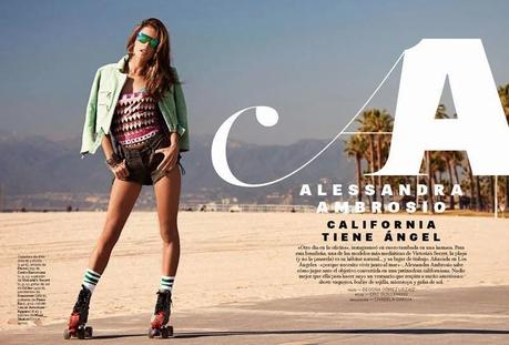 Alessandra Ambrosio for S Moda Shoot by Eric Guillemain