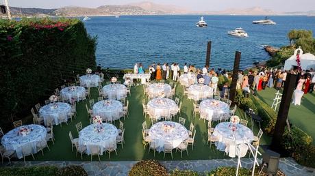 Elegant greek island inspired wedding with bougainvillea | Thalia & Yiannis Elegant Greek Island Inspired Wedding Bougainvillea