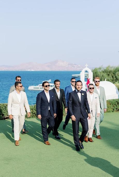 Elegant greek island inspired wedding with bougainvillea | Thalia & Yiannis Elegant Greek Island Inspired Wedding Bougainvillea