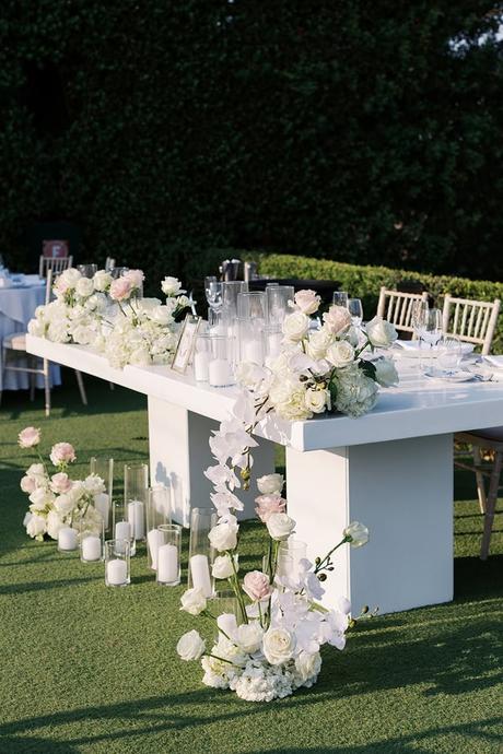 Elegant greek island inspired wedding with bougainvillea | Thalia & Yiannis Elegant Greek Island Inspired Wedding Bougainvillea