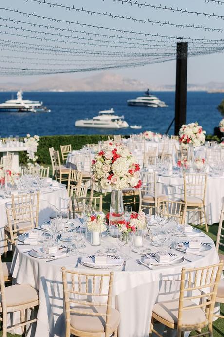 Elegant greek island inspired wedding with bougainvillea | Thalia & Yiannis Elegant Greek Island Inspired Wedding Bougainvillea