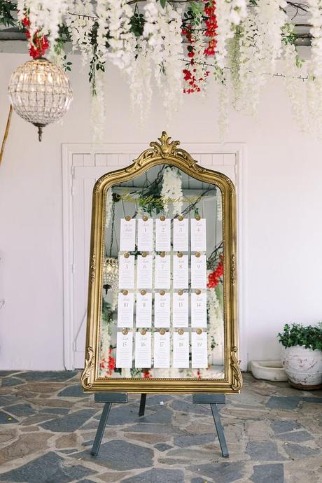 Elegant greek island inspired wedding with bougainvillea | Thalia & Yiannis Elegant Greek Island Inspired Wedding Bougainvillea