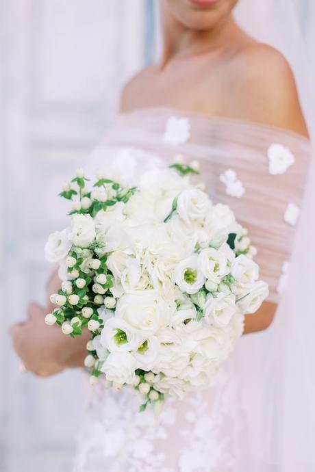 Elegant greek island inspired wedding with bougainvillea | Thalia & Yiannis Elegant Greek Island Inspired Wedding Bougainvillea