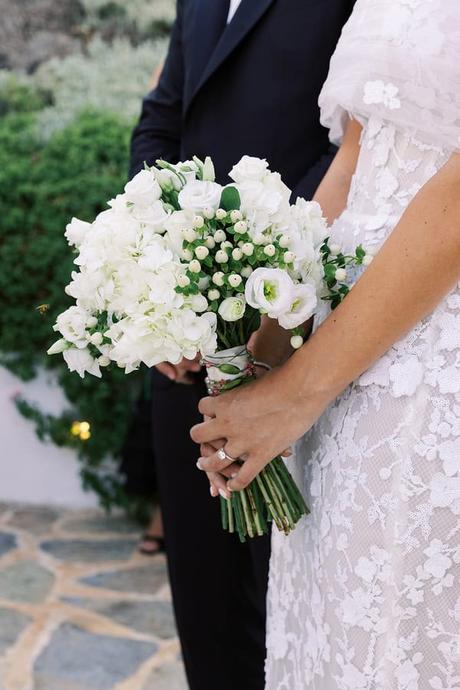 Elegant greek island inspired wedding with bougainvillea | Thalia & Yiannis Elegant Greek Island Inspired Wedding Bougainvillea