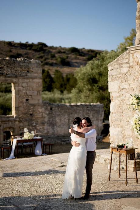 Lovely intimate summer wedding in Chania | Cory & Rachel Lovely Intimate Summer Wedding Chania