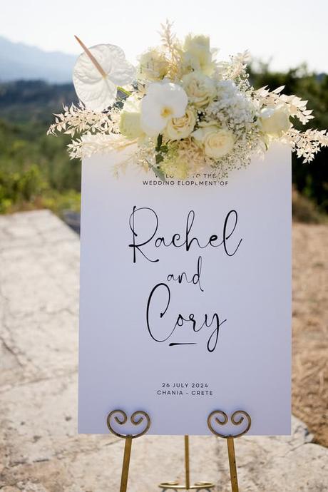 Lovely intimate summer wedding in Chania | Cory & Rachel Lovely Intimate Summer Wedding Chania