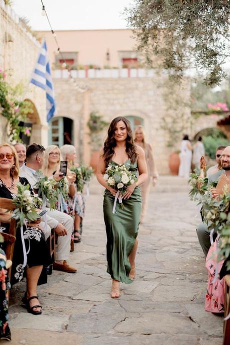 Rustic chic wedding in Crete with elegant white blooms | Ashleigh & James Rustic Chic Wedding Crete With Elegant White Blooms