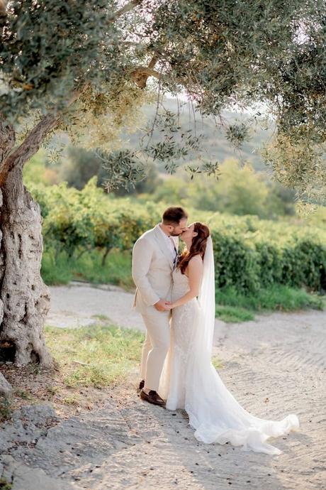 Rustic chic wedding in Crete with elegant white blooms | Ashleigh & James Rustic Chic Wedding Crete With Elegant White Blooms
