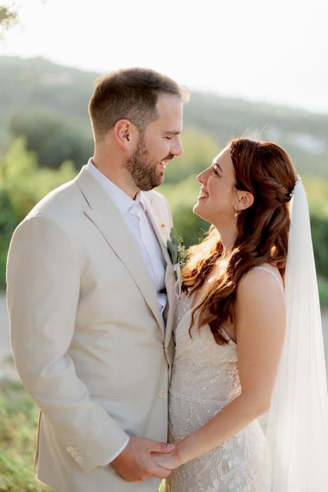 Rustic chic wedding in Crete with elegant white blooms | Ashleigh & James Rustic Chic Wedding Crete With Elegant White Blooms